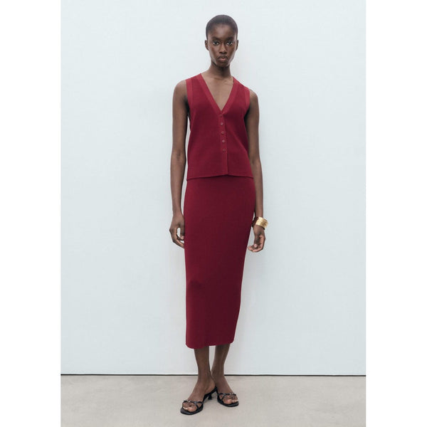 Jupe Midi Maille Fine
