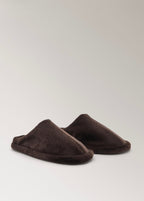 Sabot En Fourrure Avec Détails De Couture