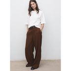 Pantalon Droit Pinces