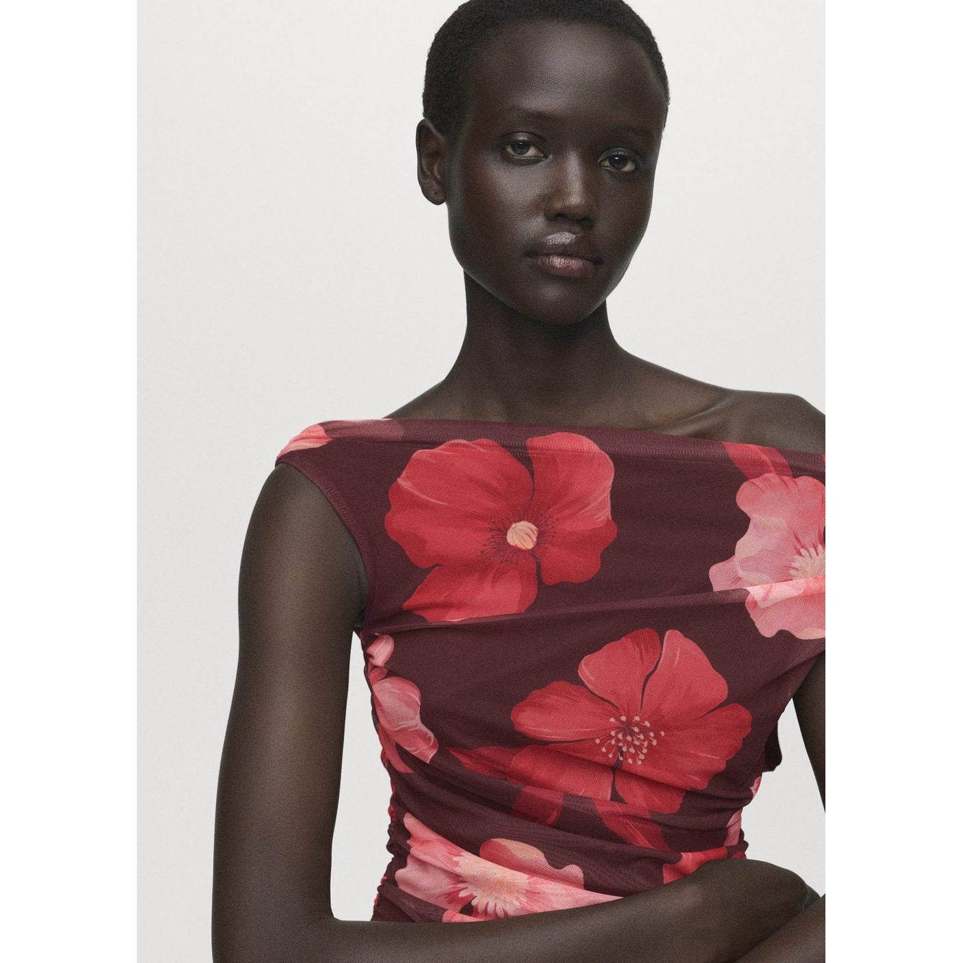 Robe Asymétrique Florale