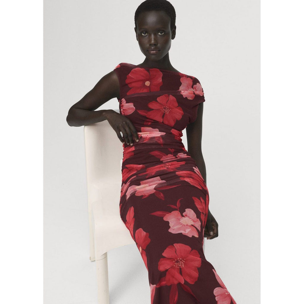 Robe Asymétrique Florale