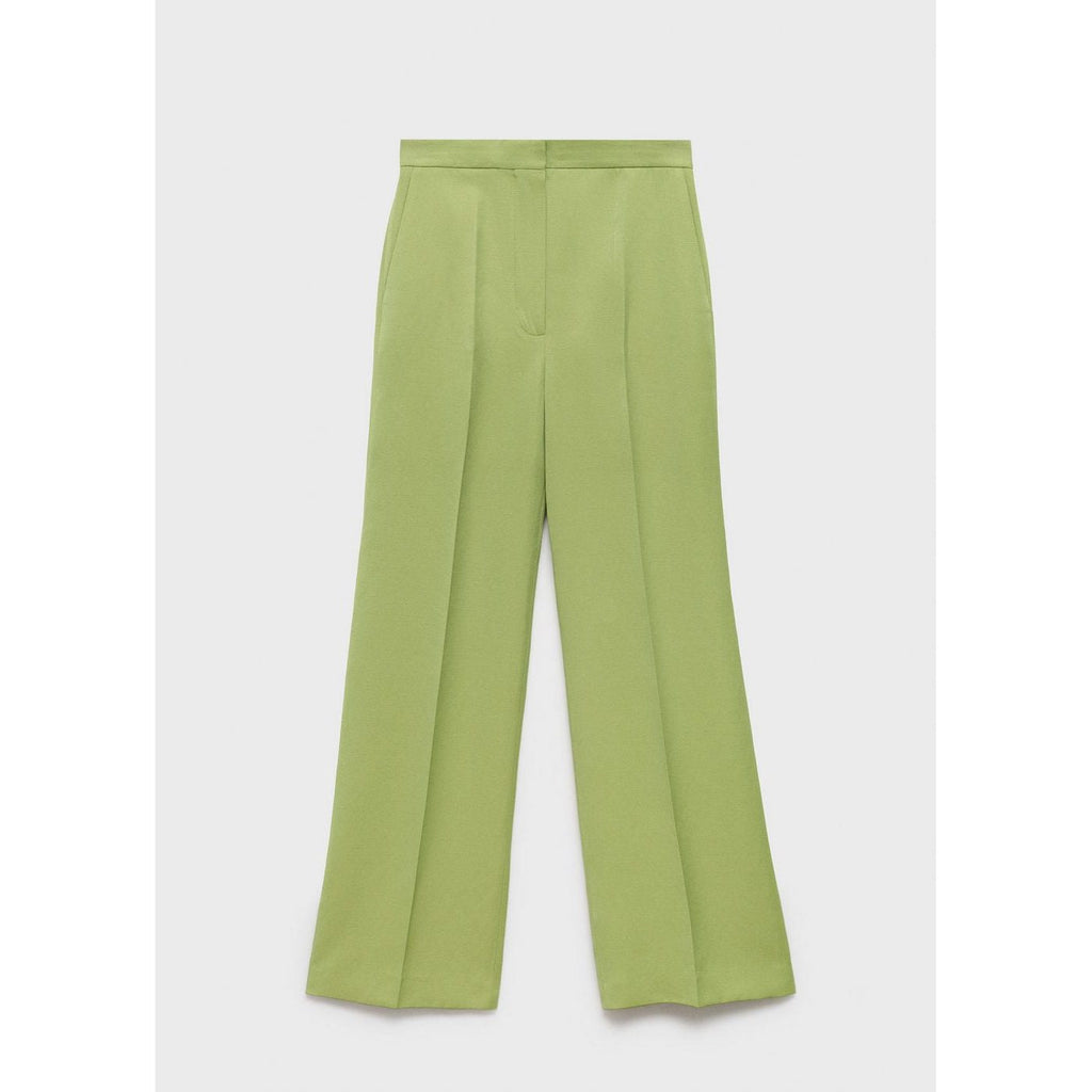 Pantalon De Costume Droit Lin Mélangé