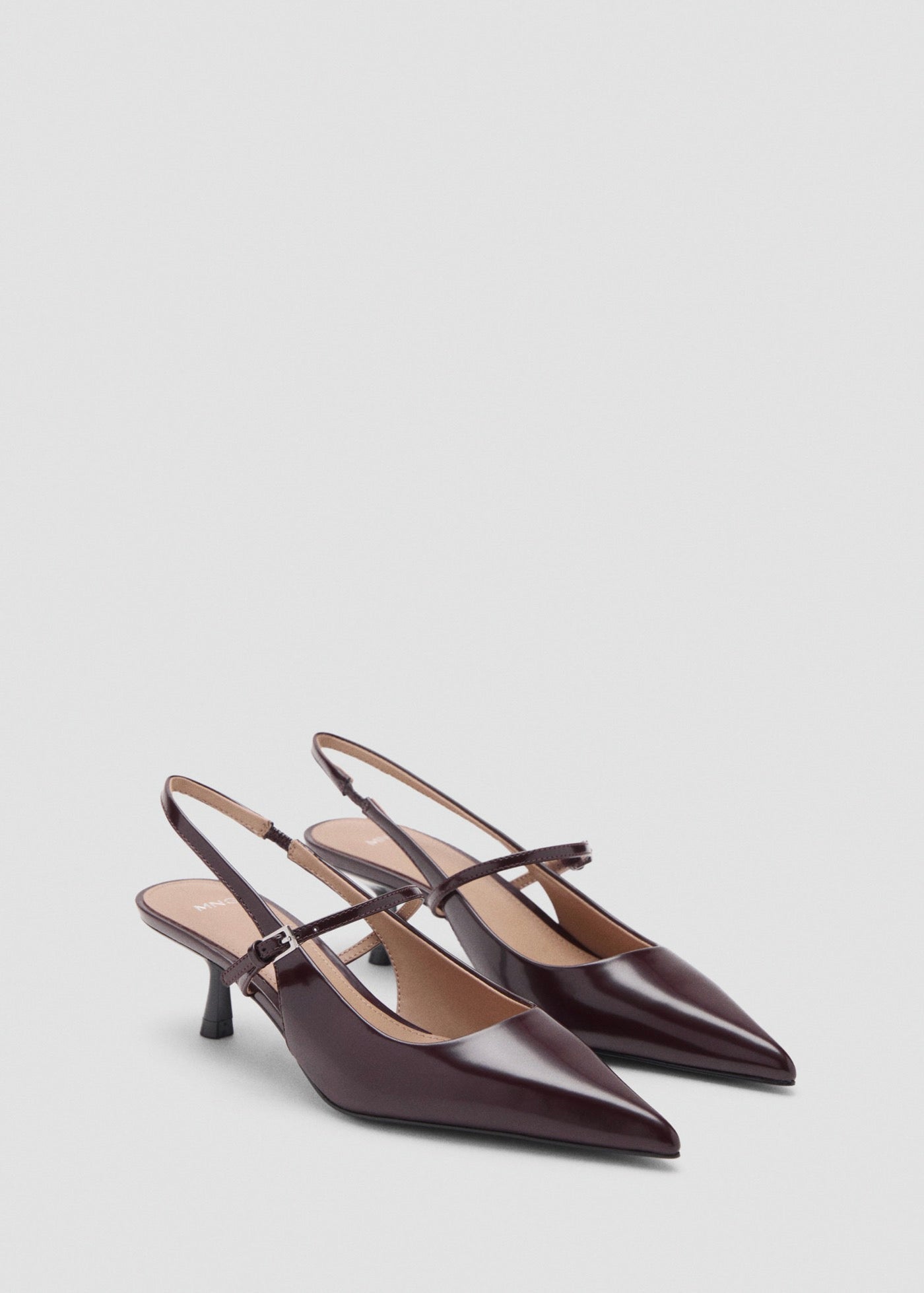 Chaussures Vernies Talon Kitten Heel