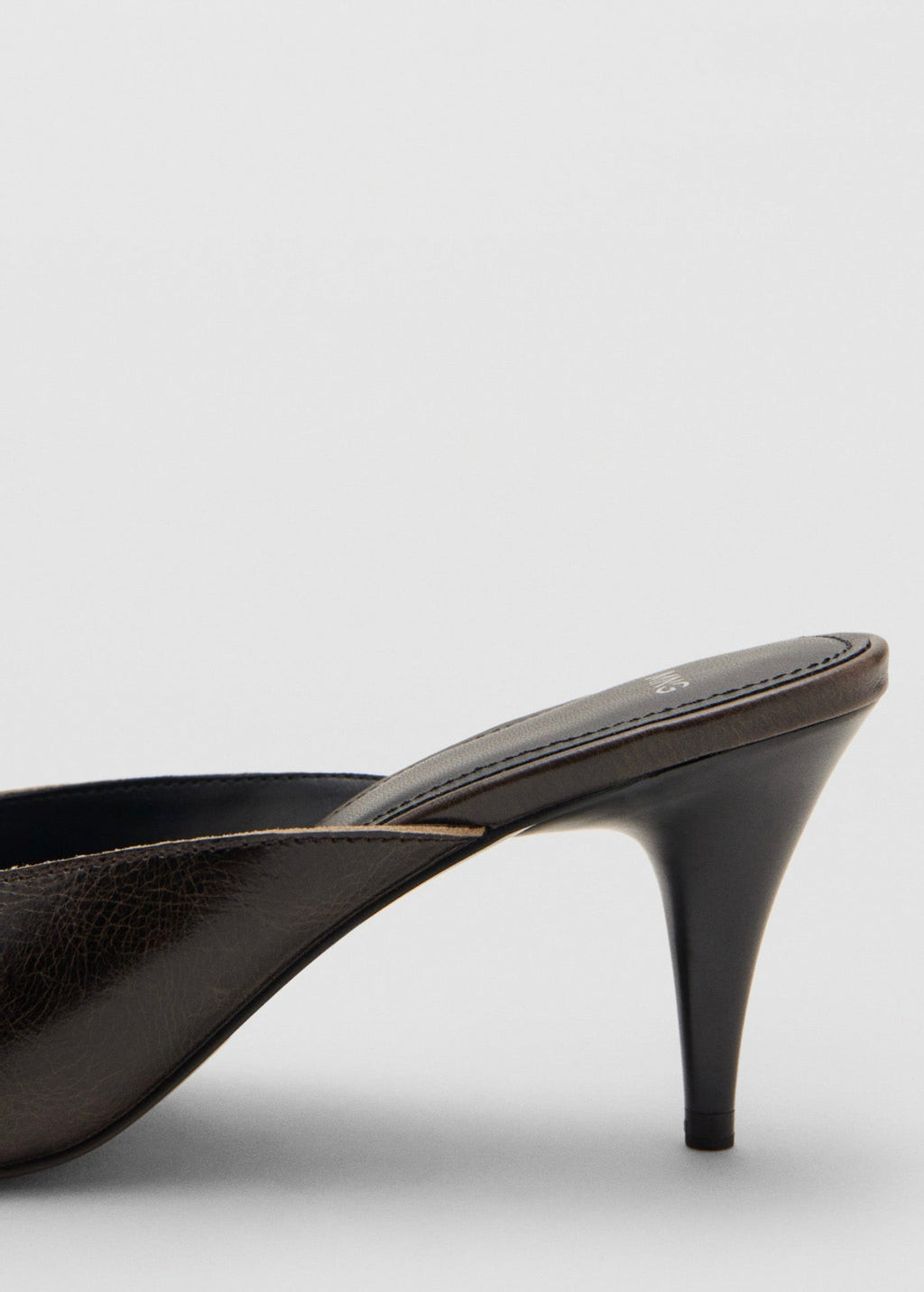 Sandales À Talons En Cuir Avec