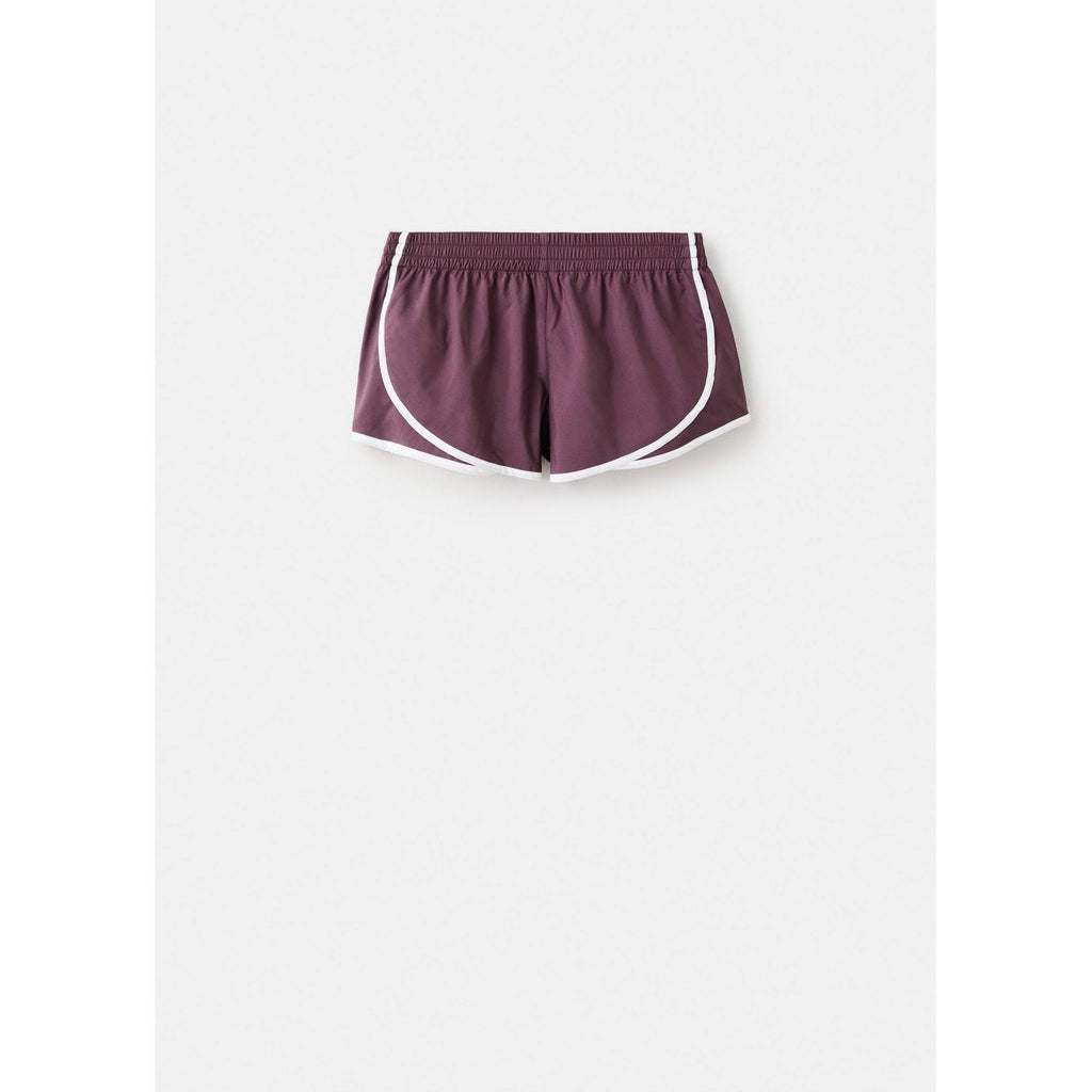 Short À Rayures Contrastant