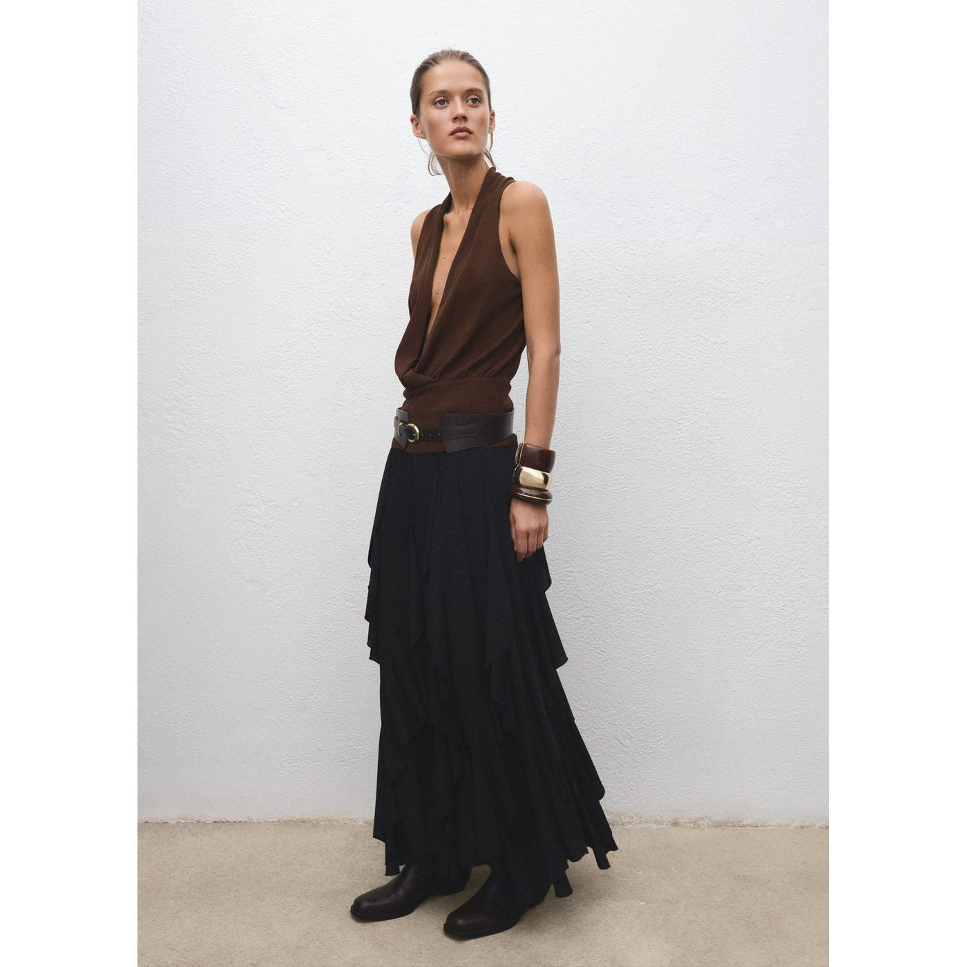 Top Maille Col V