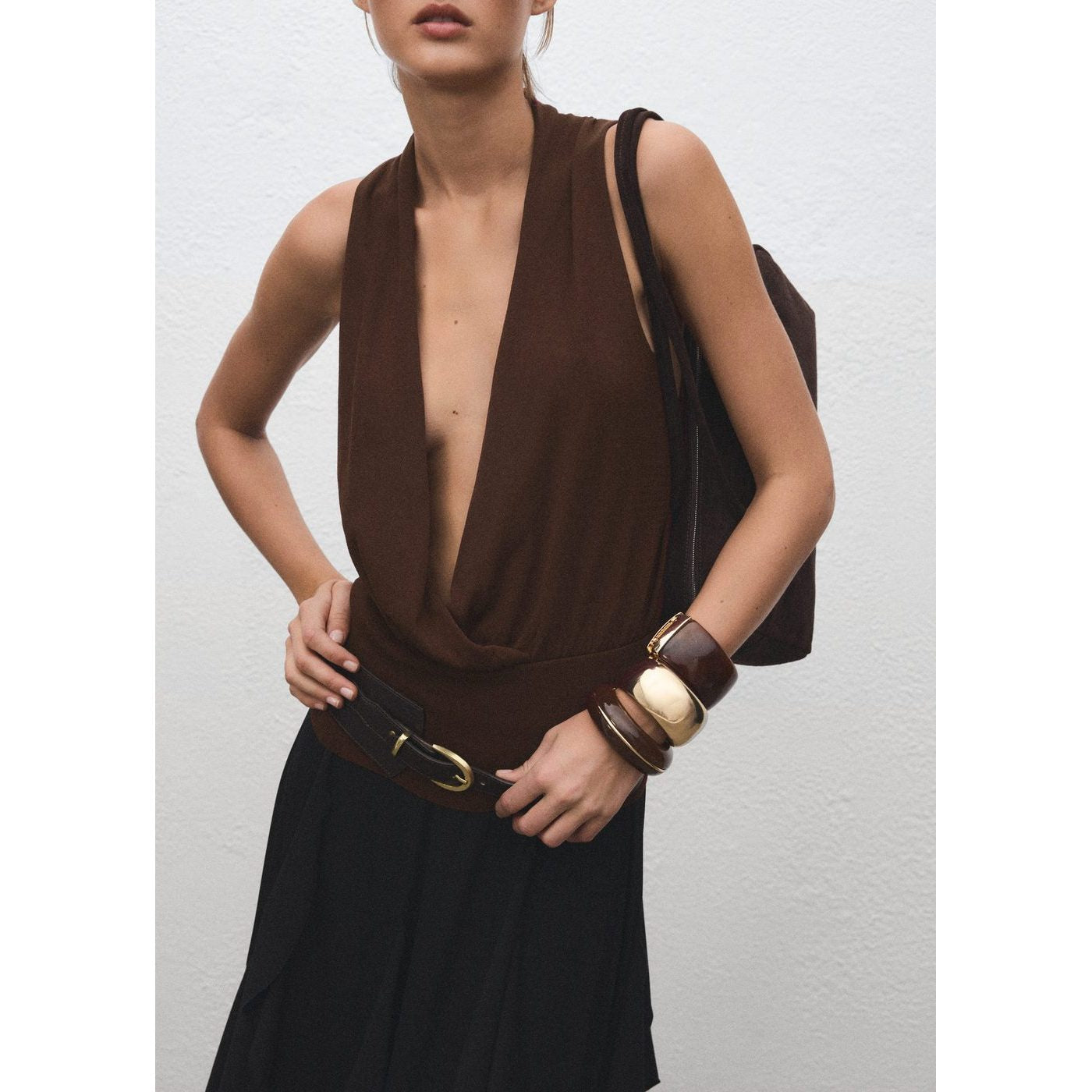 Top Maille Col V