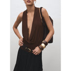 Top Maille Col V