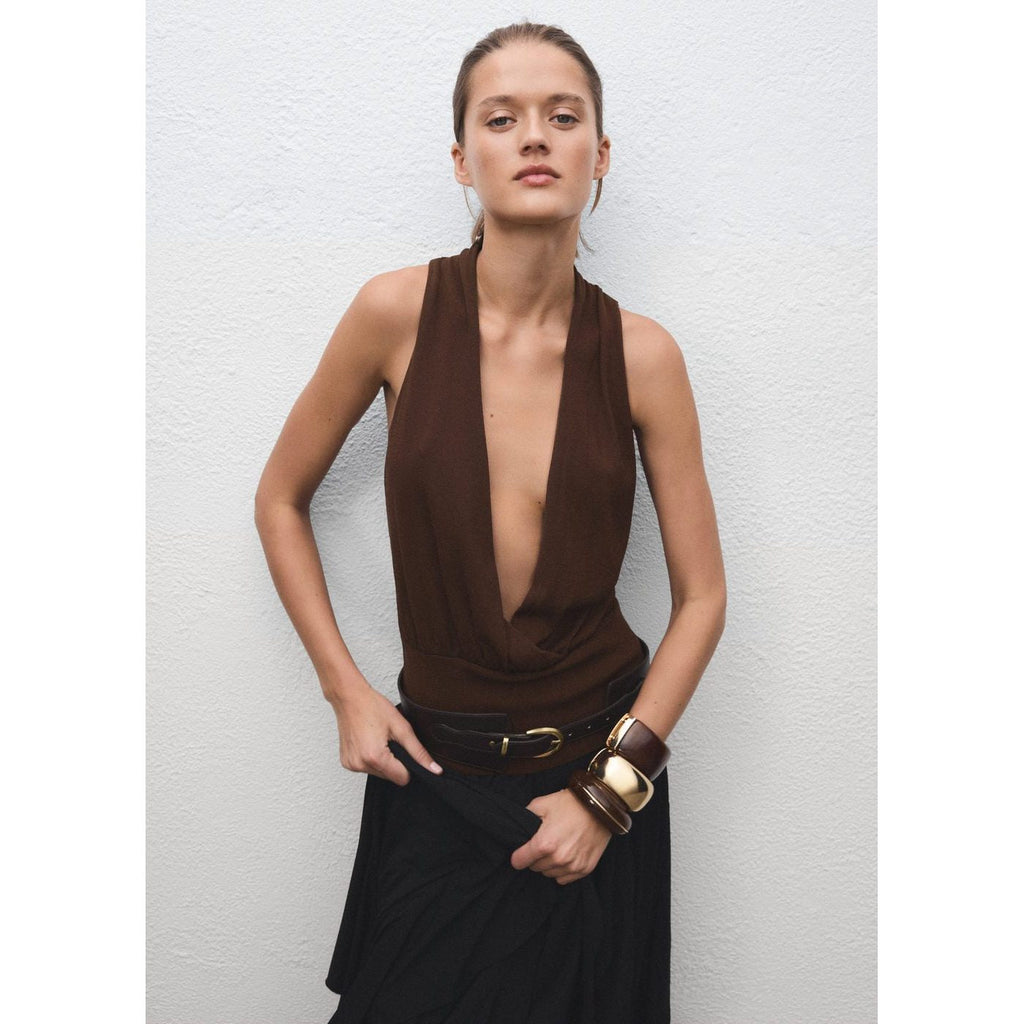 Top Maille Col V