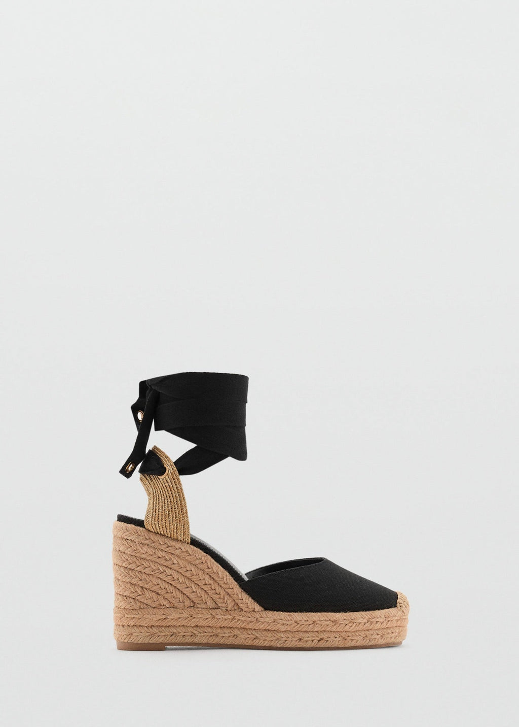 Chaussure À Talon Compensé Avec Bride Combinée