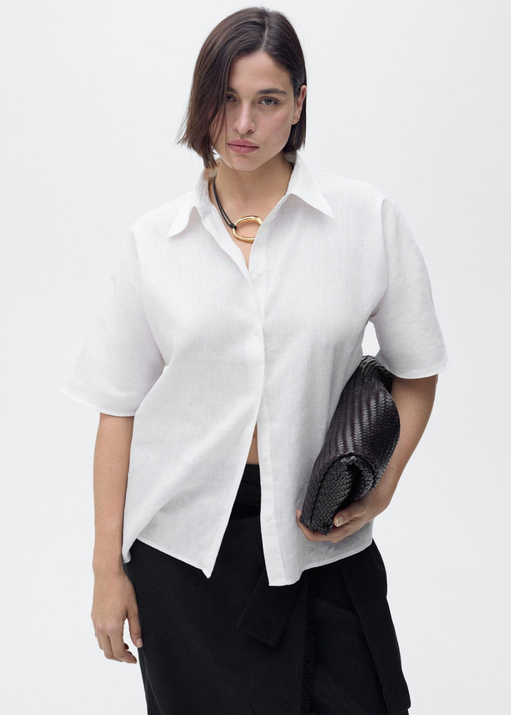 Chemise Lin Manches Courtes