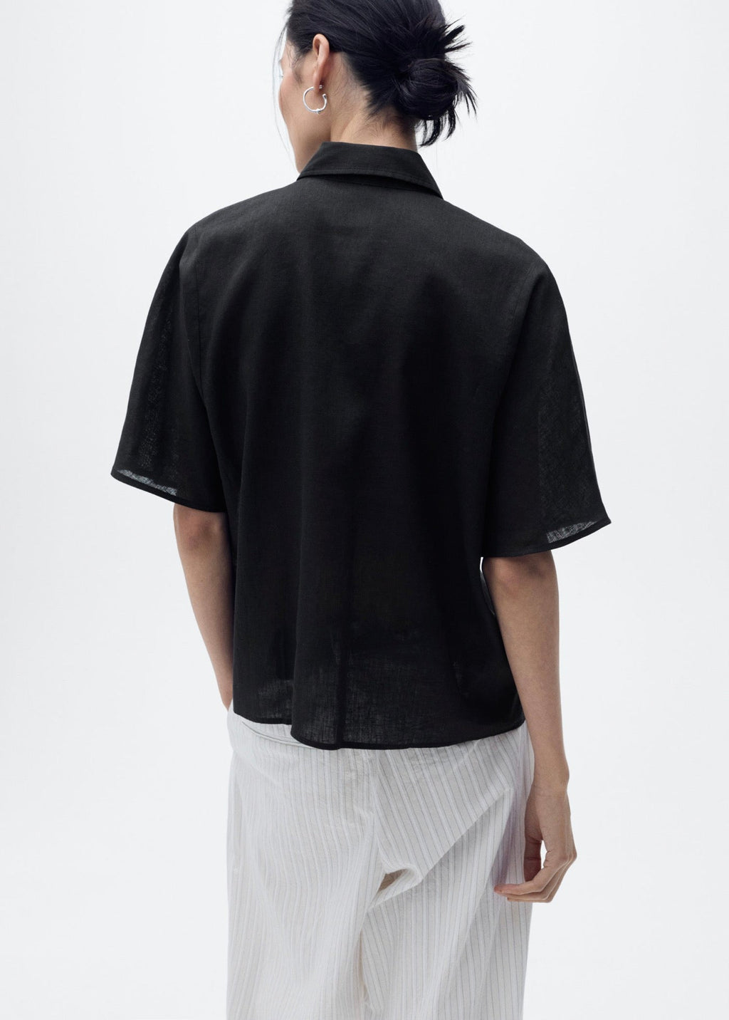 Chemise Lin Manches Courtes