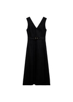 Robe Évasée Lin Ceinture