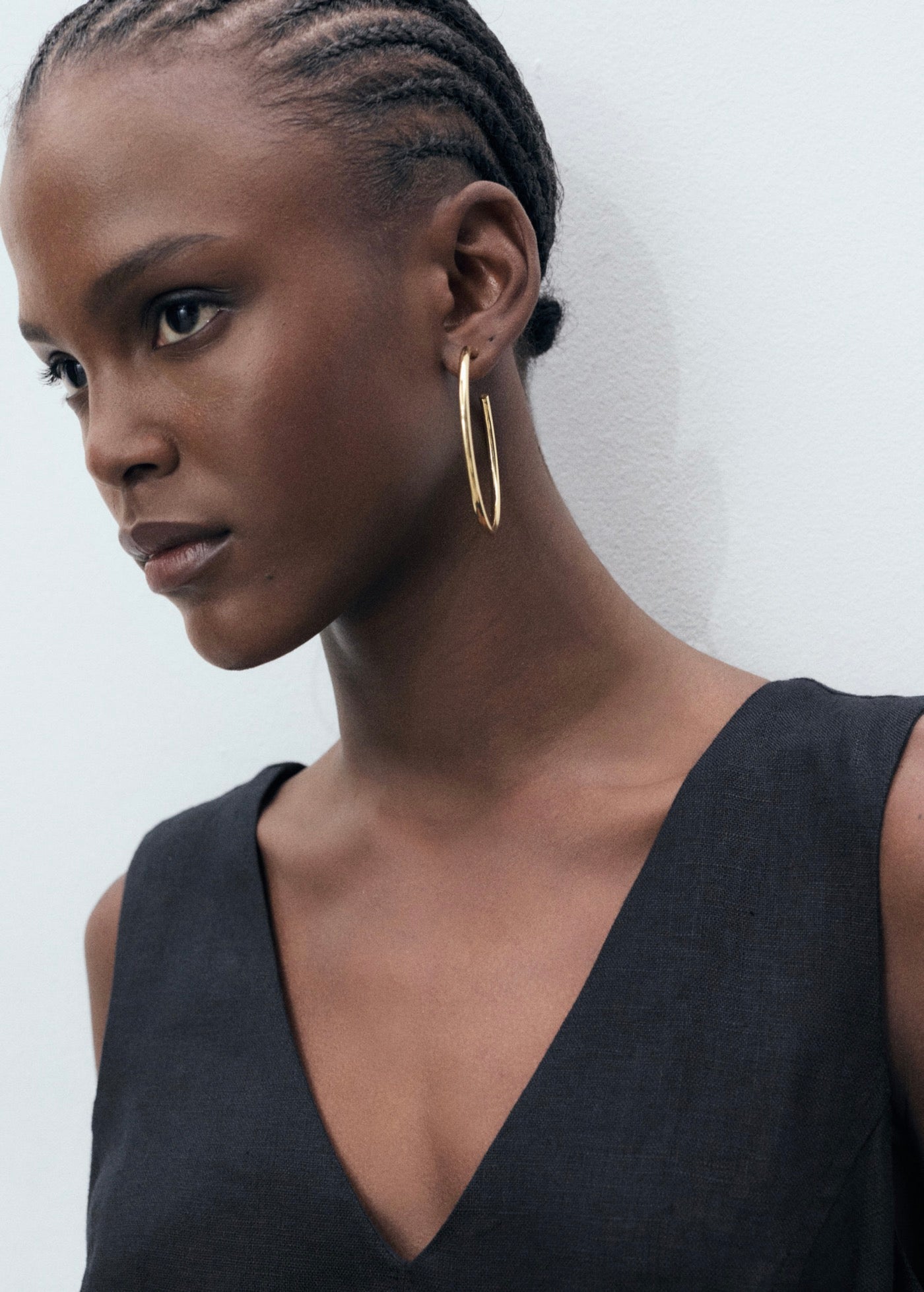Robe Évasée Lin Ceinture