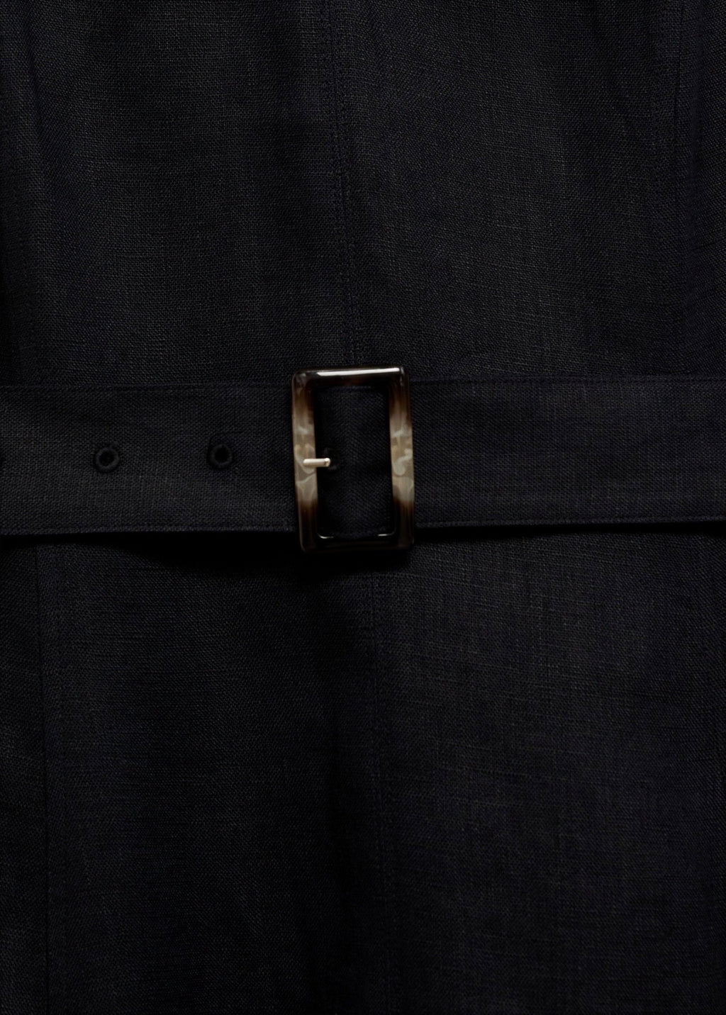 Robe Évasée Lin Ceinture