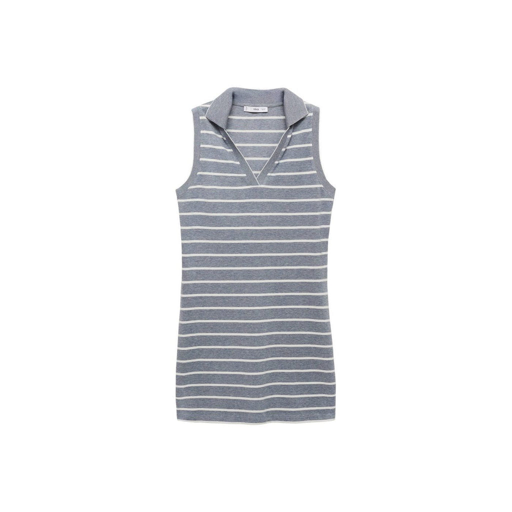 Robe À Bretelles Style Polo