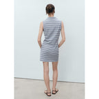Robe À Bretelles Style Polo