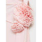 Blouse Drapée Détail Fleurs