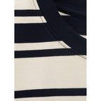 T-Shirt Coton Col Contrastant