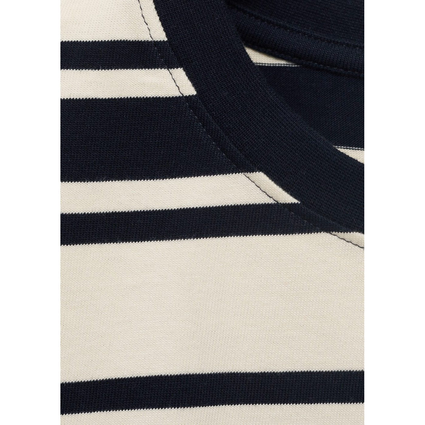 T-Shirt Coton Col Contrastant