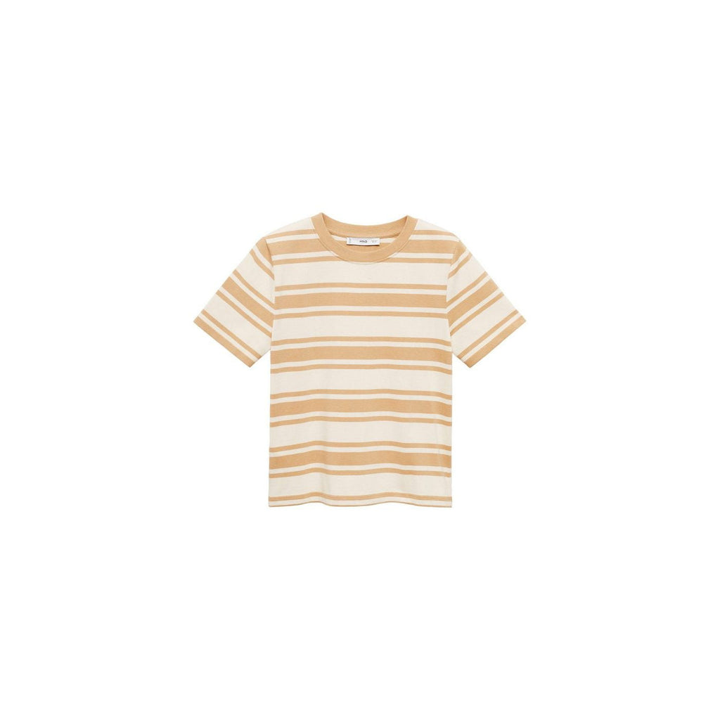 T-Shirt Coton Col Contrastant