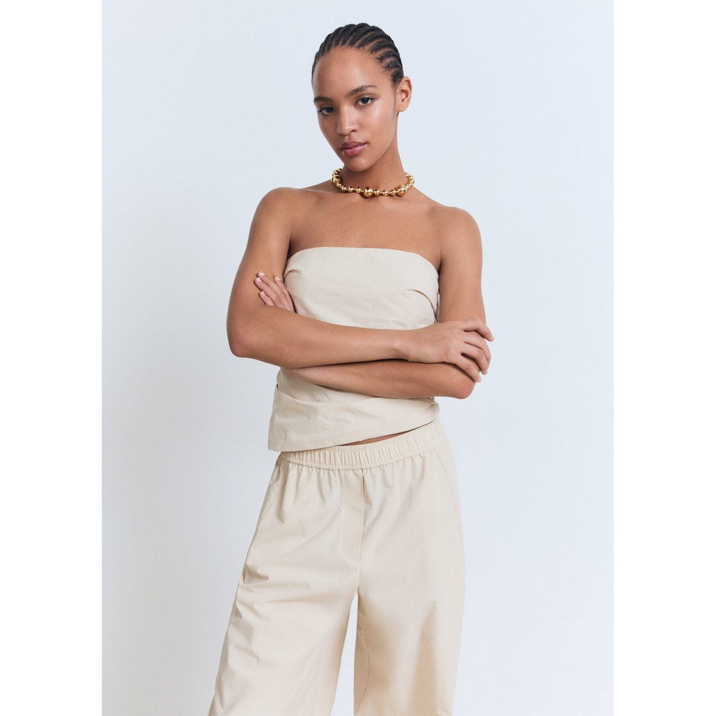 Haut Bustier Asymétrique