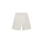 Bermuda En Jean Droit Taille Haute