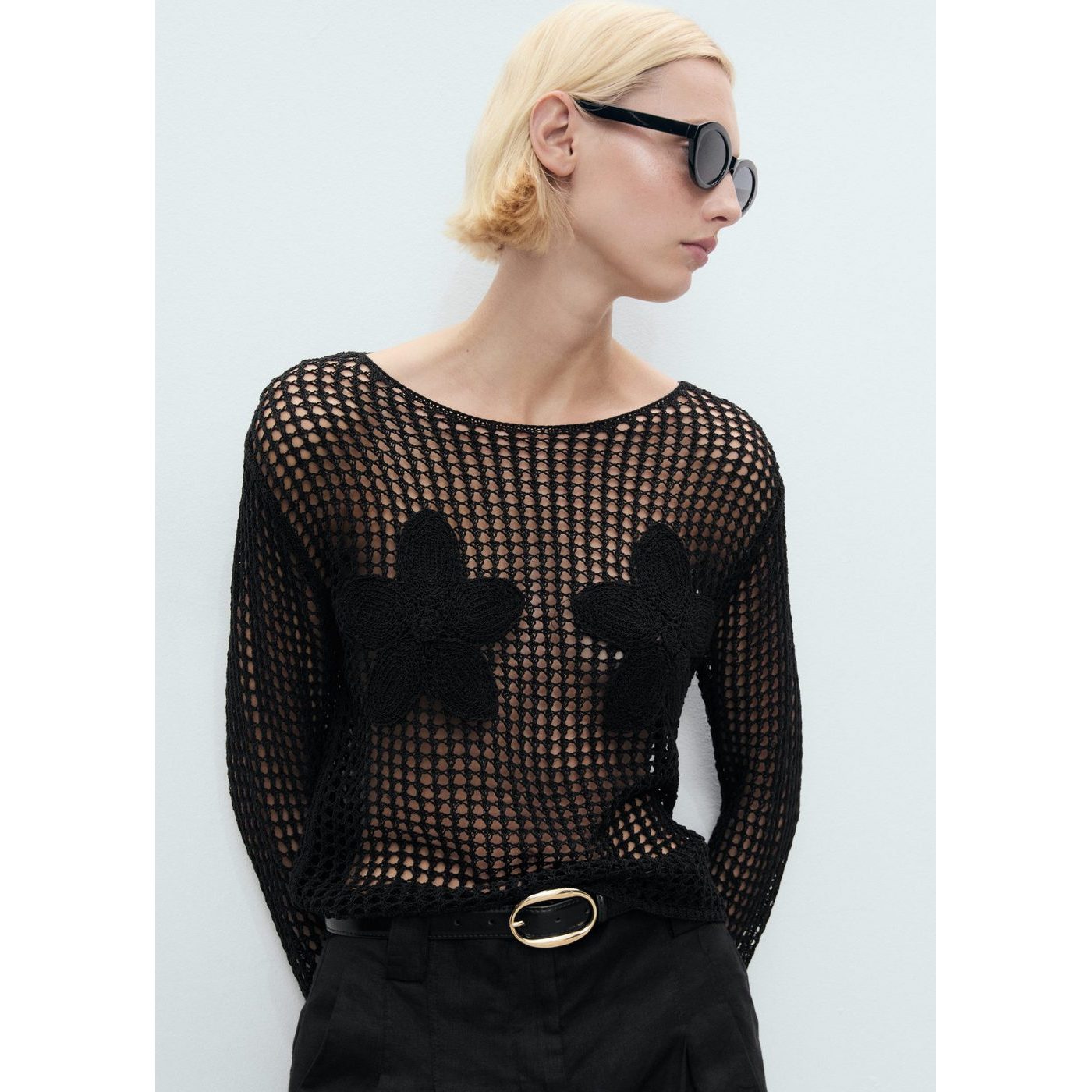 Pull-Over Brodé Maille