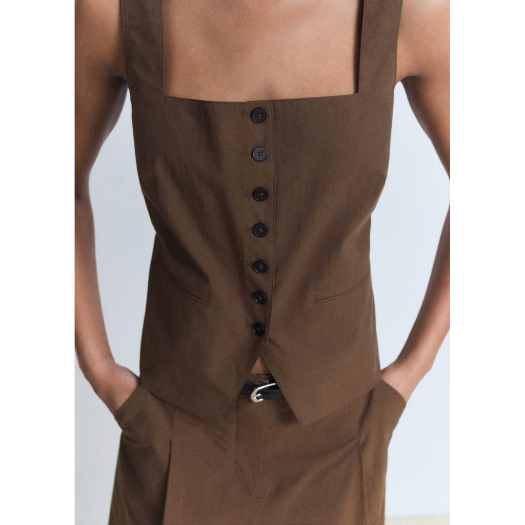 Gilet De Costume Coton