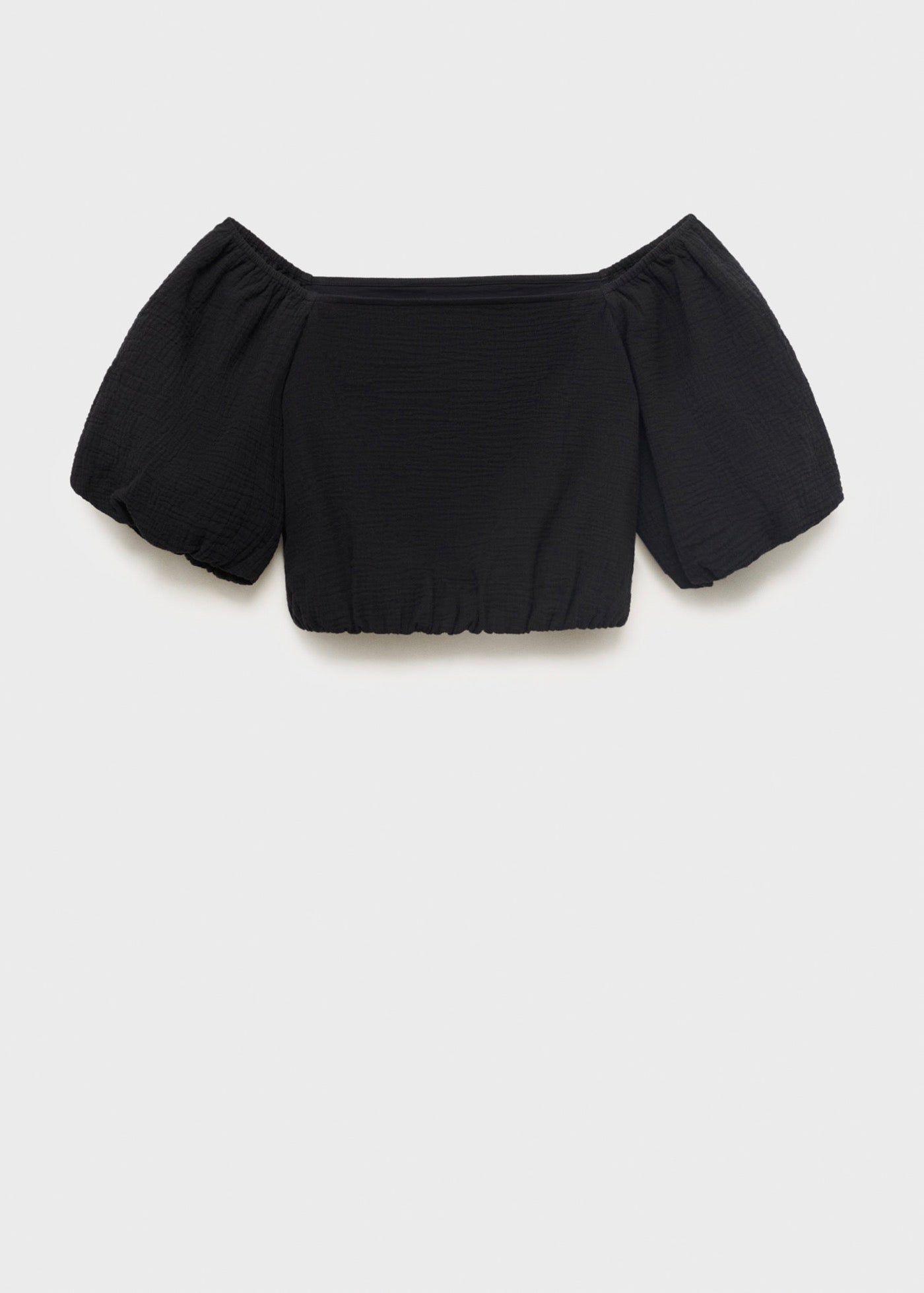 Blouse Coton Manches Bouffantes
