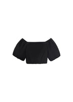 Blouse Coton Manches Bouffantes