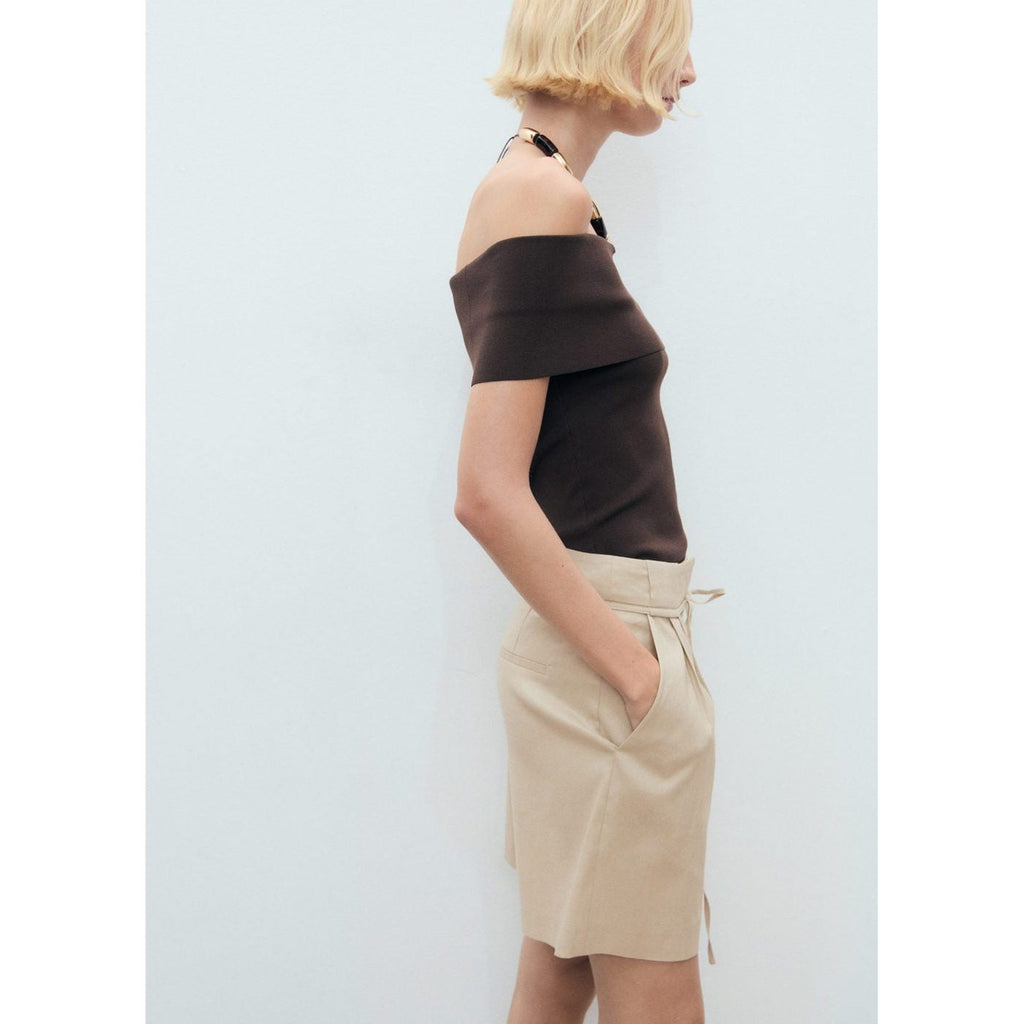 Short Lin Ceinture À