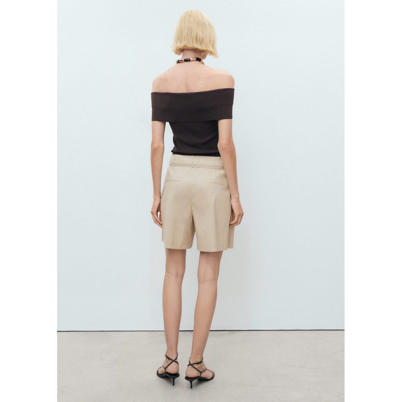 Short Lin Ceinture À