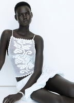 Top En Crochet Dos Nu
