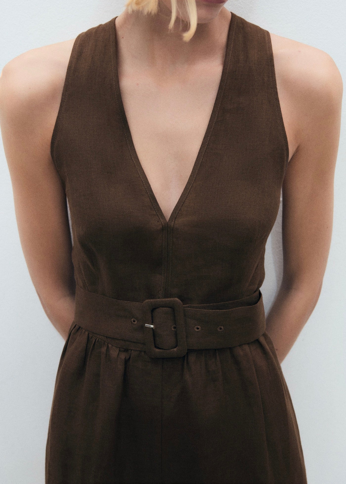 Robe Lin Ceinture