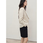 Bermuda En Jean Droit Taille Haute