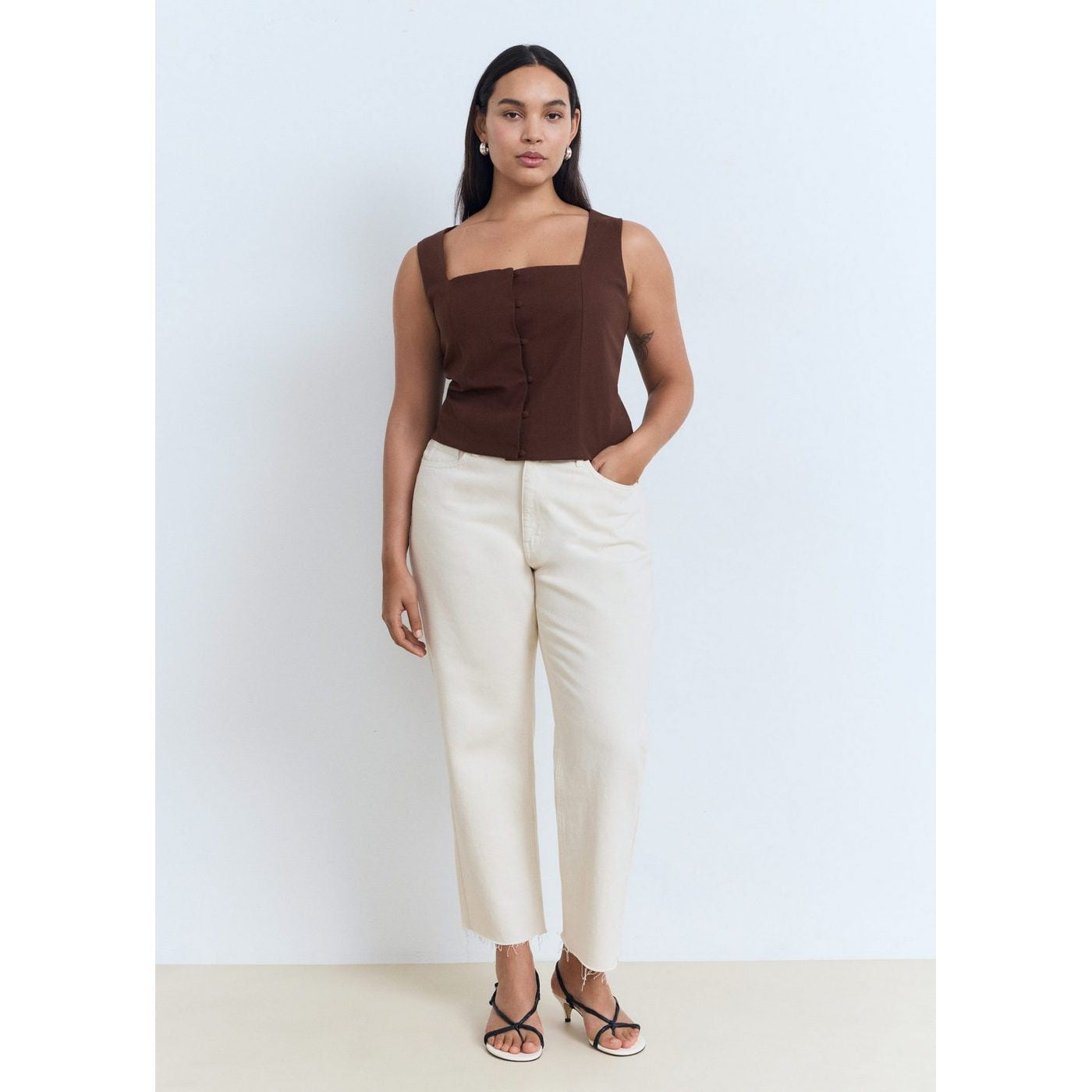 Top Coton Boutons