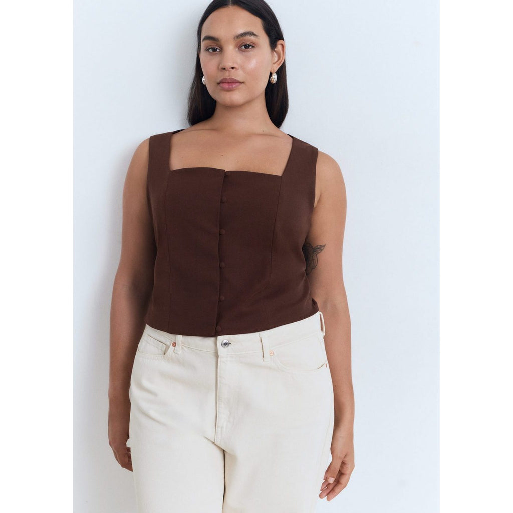 Top Coton Boutons