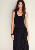 Robe Combinée Broderie Ajourée