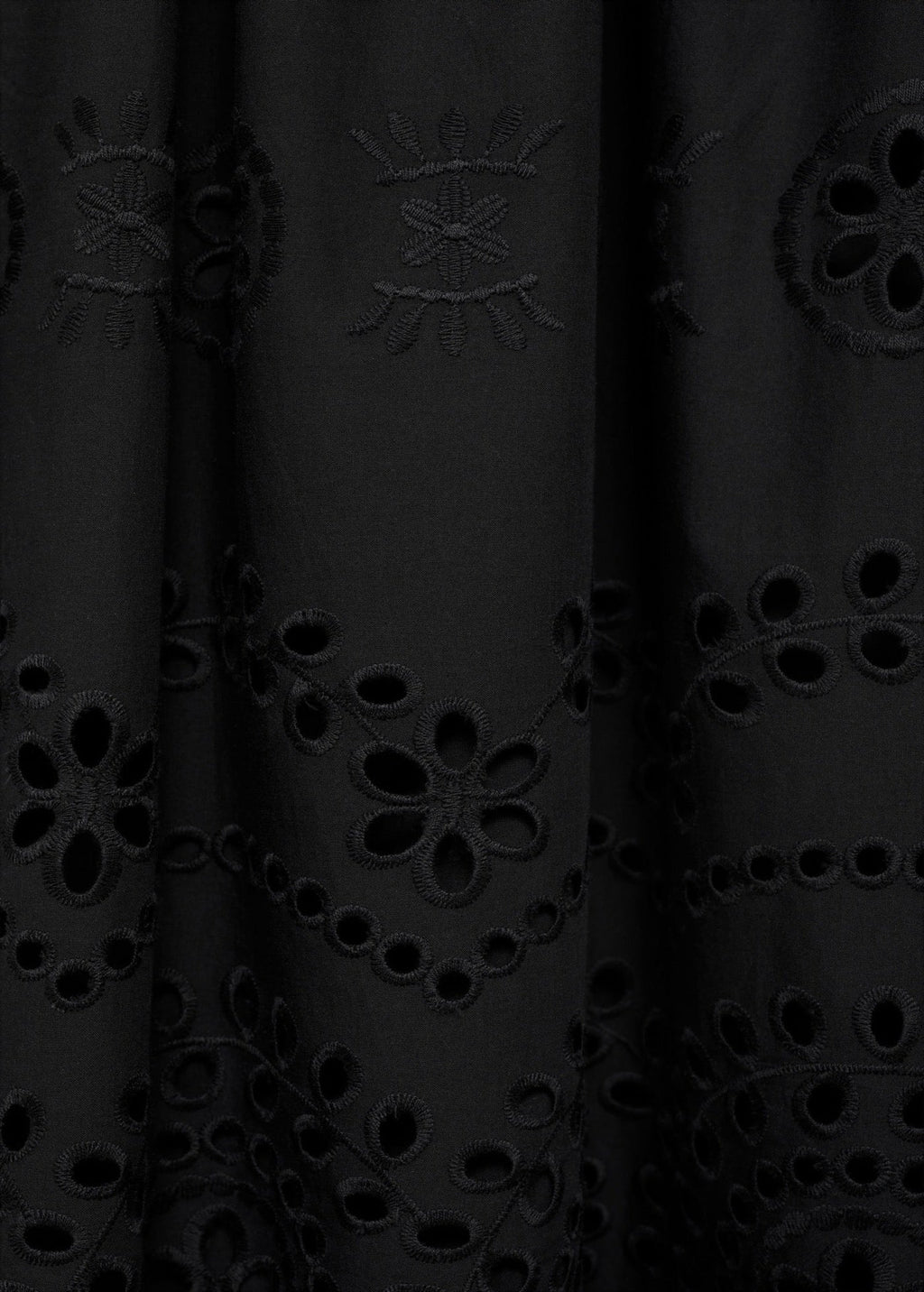 Robe Combinée Broderie Ajourée