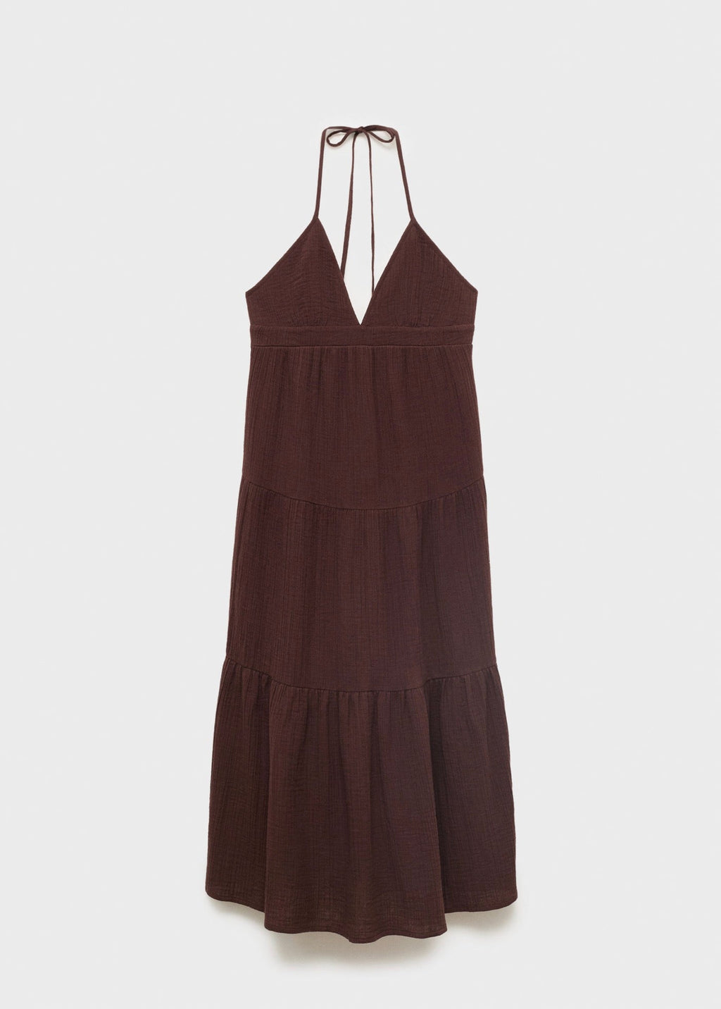 Robe Coton Décolleté En V