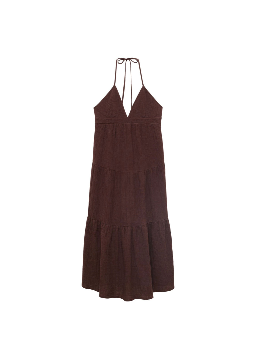 Robe Coton Décolleté En V