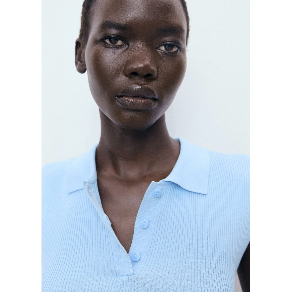 Top Maille Col Polo