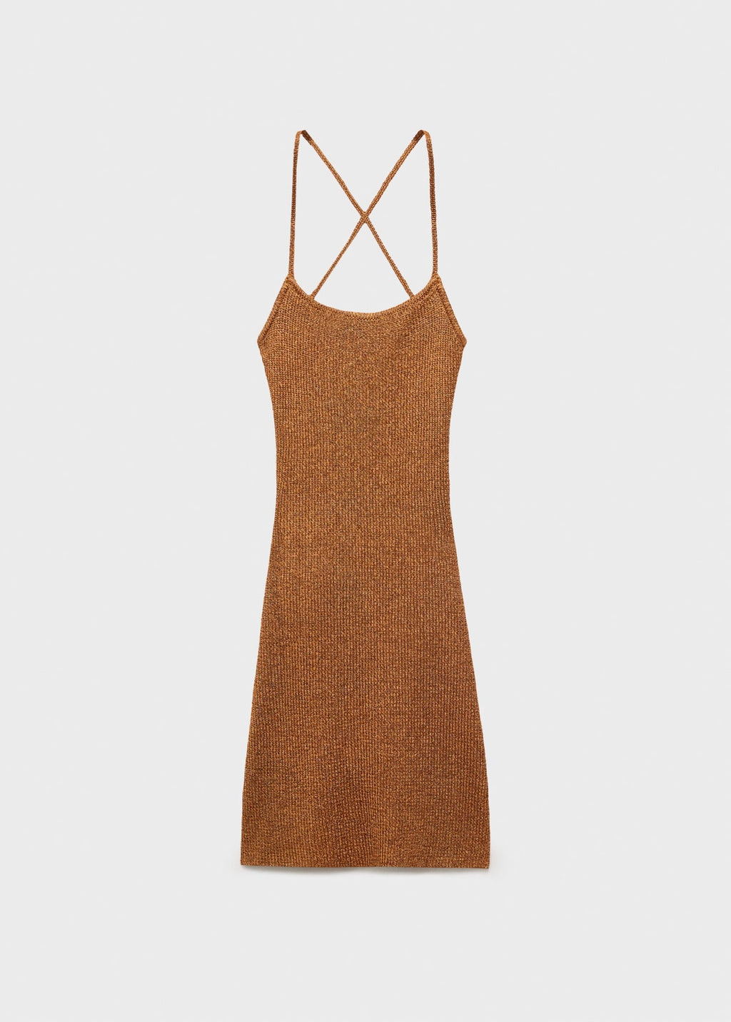 Robe Lurex Dos Croisé