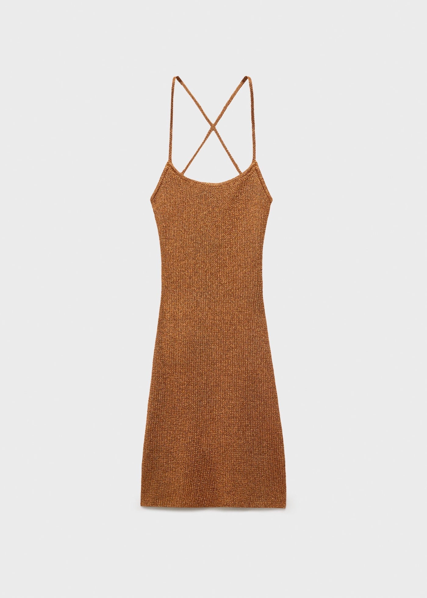 Robe Lurex Dos Croisé