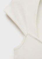T-Shirt En Coton Décolleté Plongeant