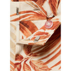 Pantalon Droit Imprimé Palmier