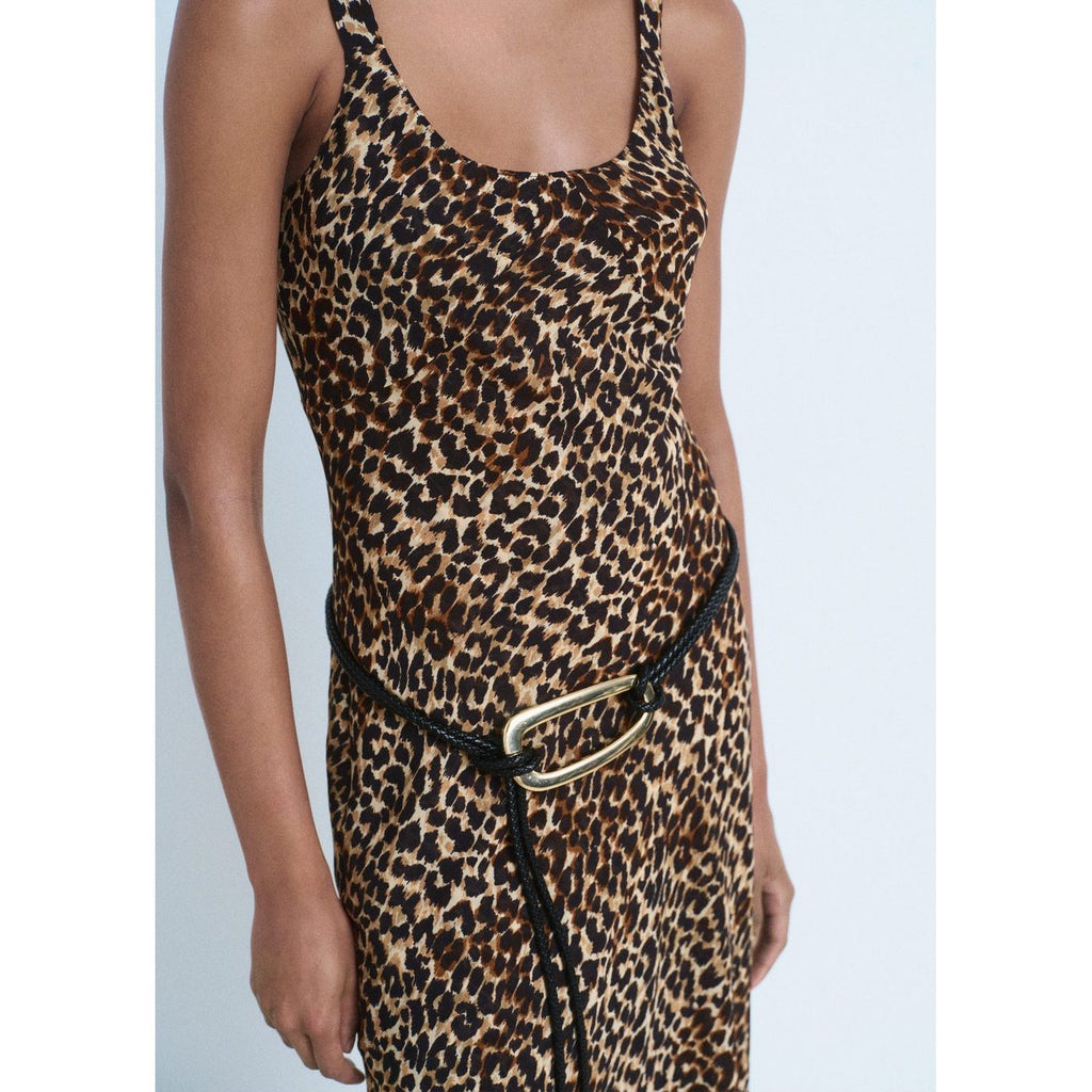 Robe Midi Léopard