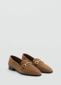 Mocassins En Daim À Boucle