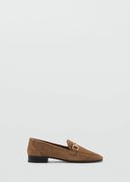 Mocassins En Daim À Boucle